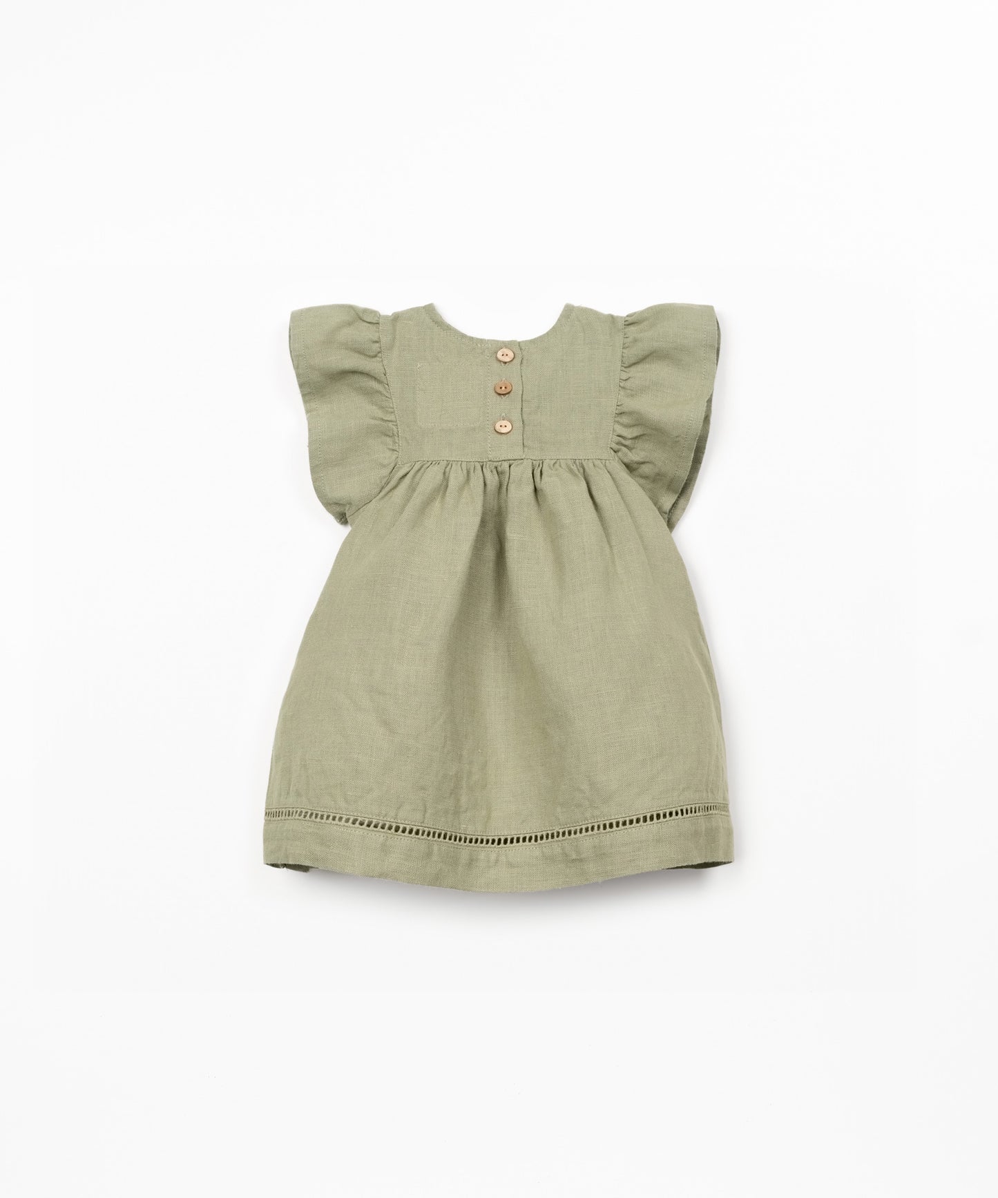 Vestido lino bebé niña