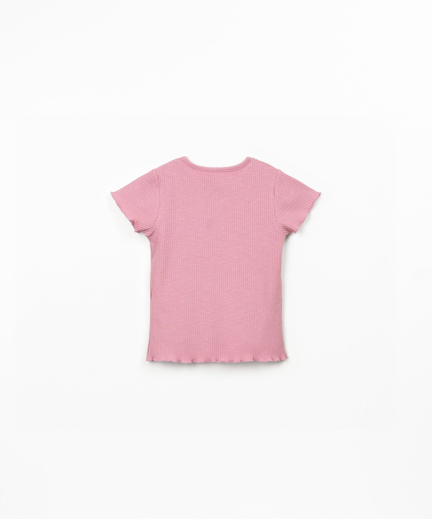 Camiseta rib flamé niña