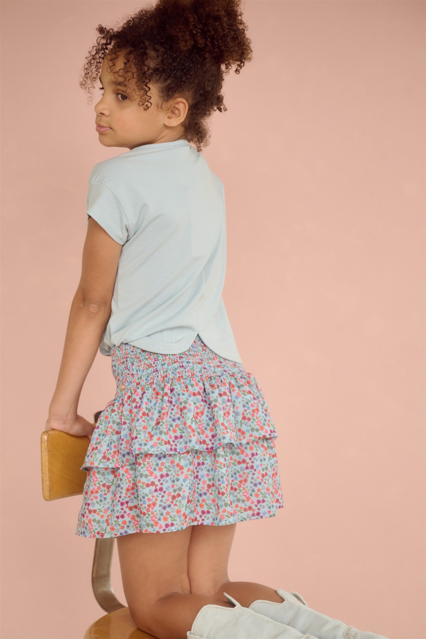 Camiseta marga corta Kase para niña