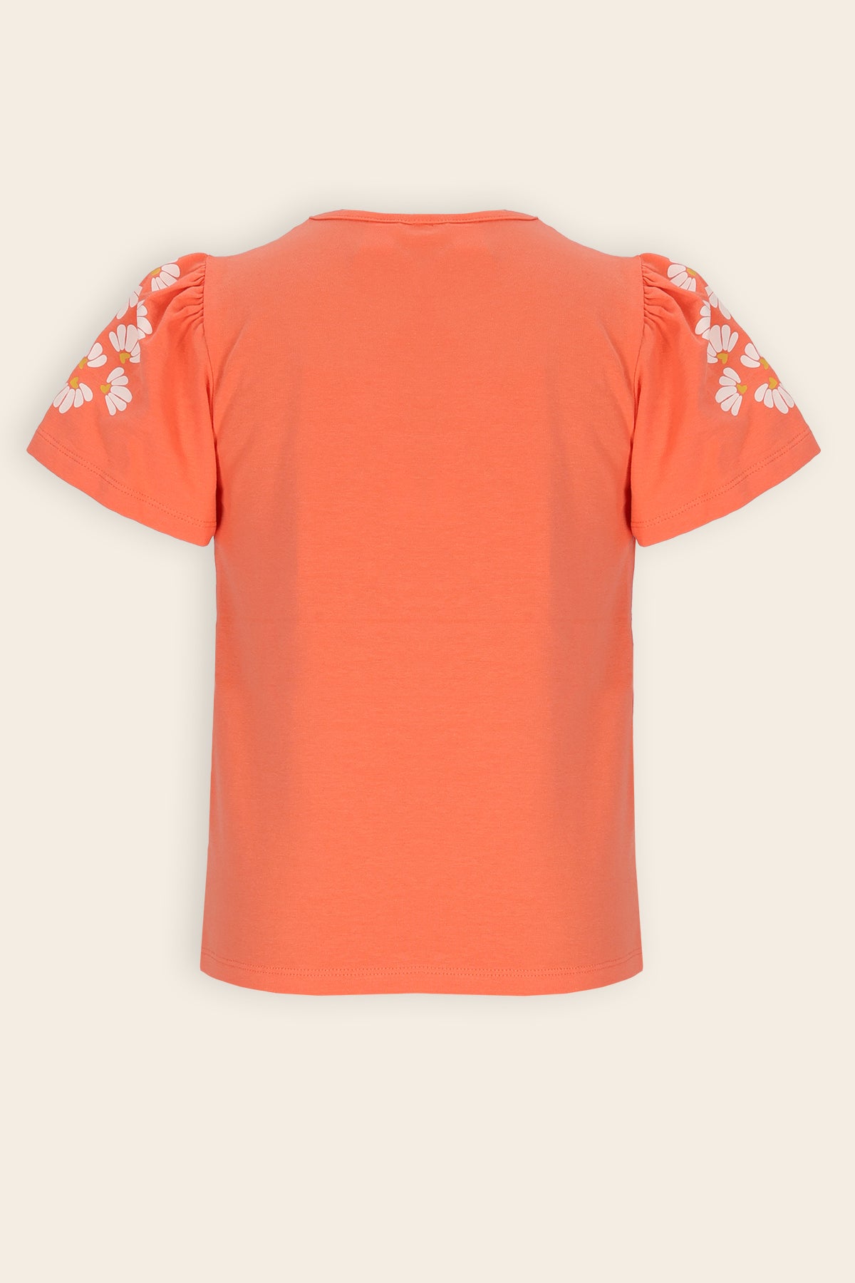 Camiseta manga corta dibujos flores niña Kaby