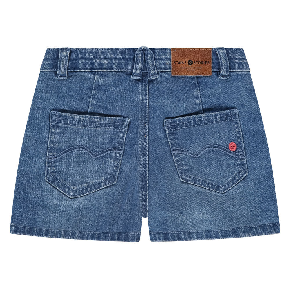 Denim skort niña