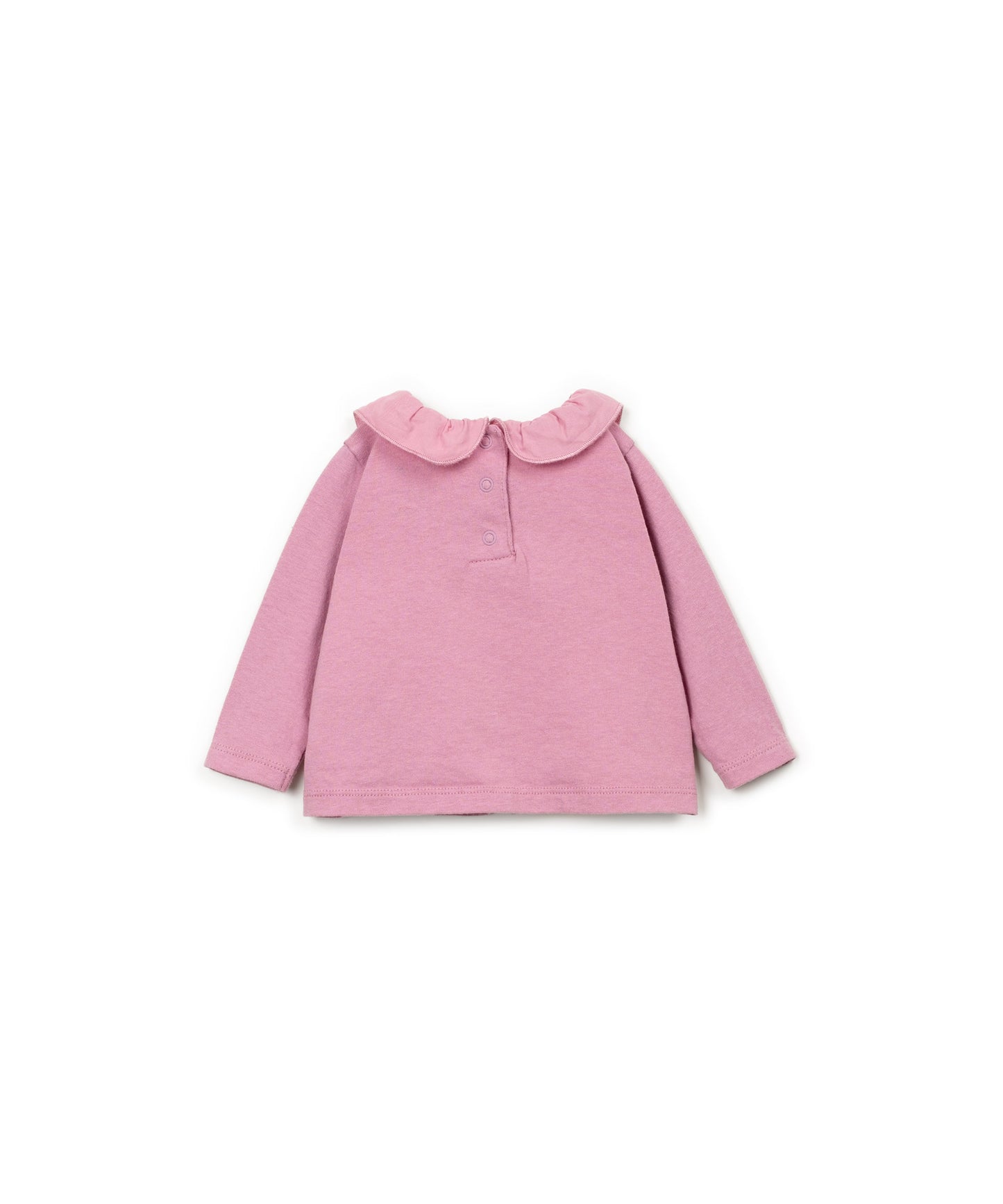 Playera manga larga jersey bebé niña