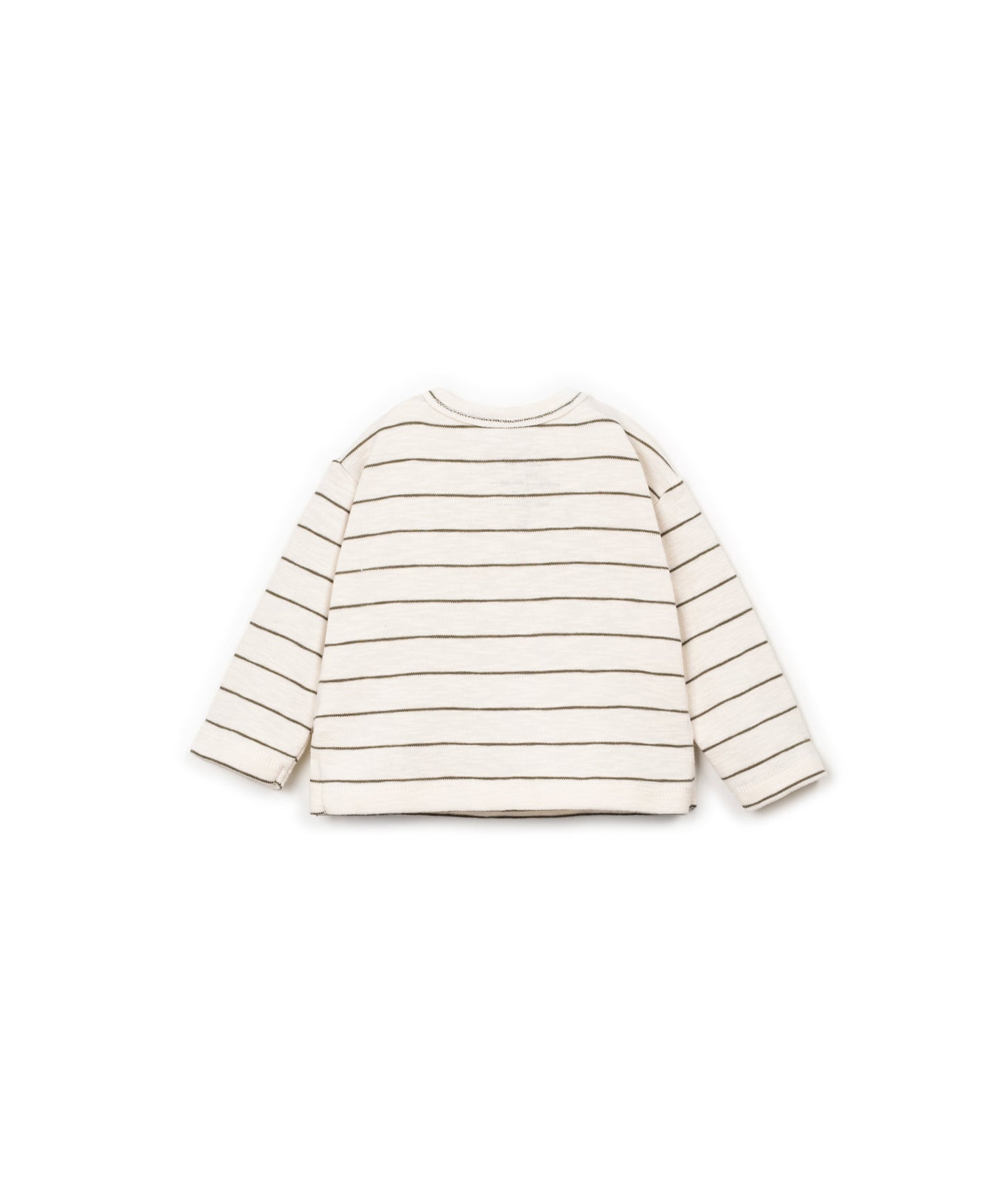 Playera rib flamé rayas bebé niño