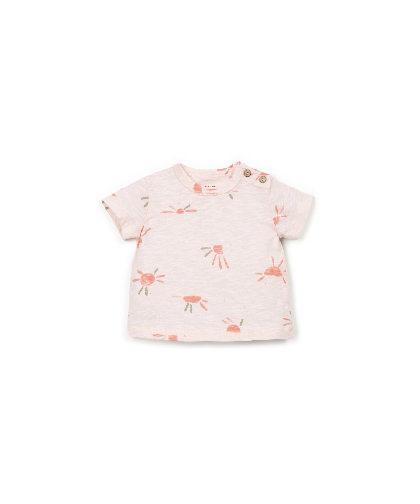 Camiseta jersey flamé estampada bebé niña