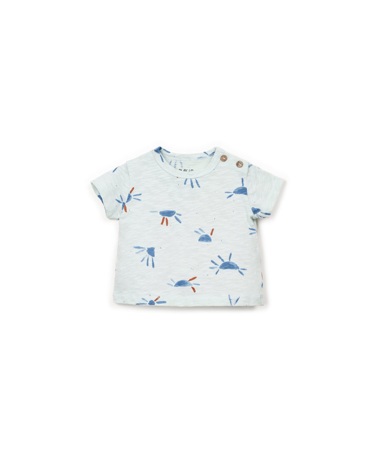 Camiseta jersey flamé estampada bebé niño