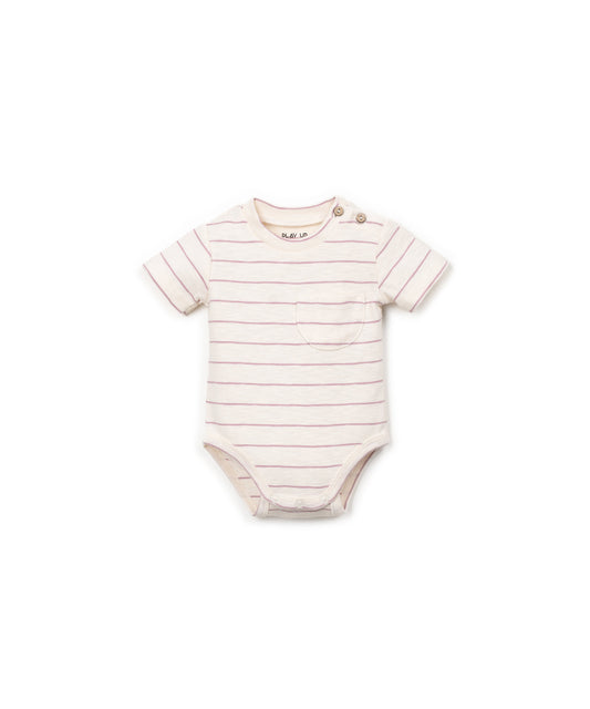 Body rib flamé rayas bebé niña