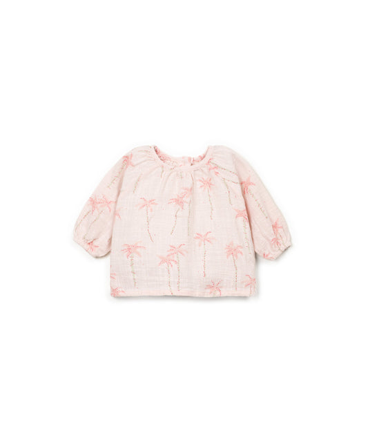 Camisa tejido estampado bebé niña