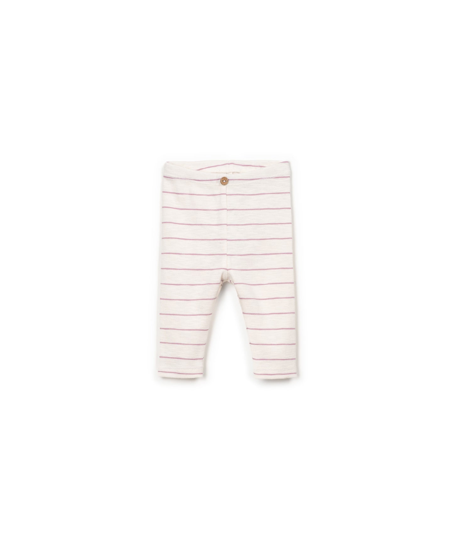 Leggings rib flamé rayas bebé niña