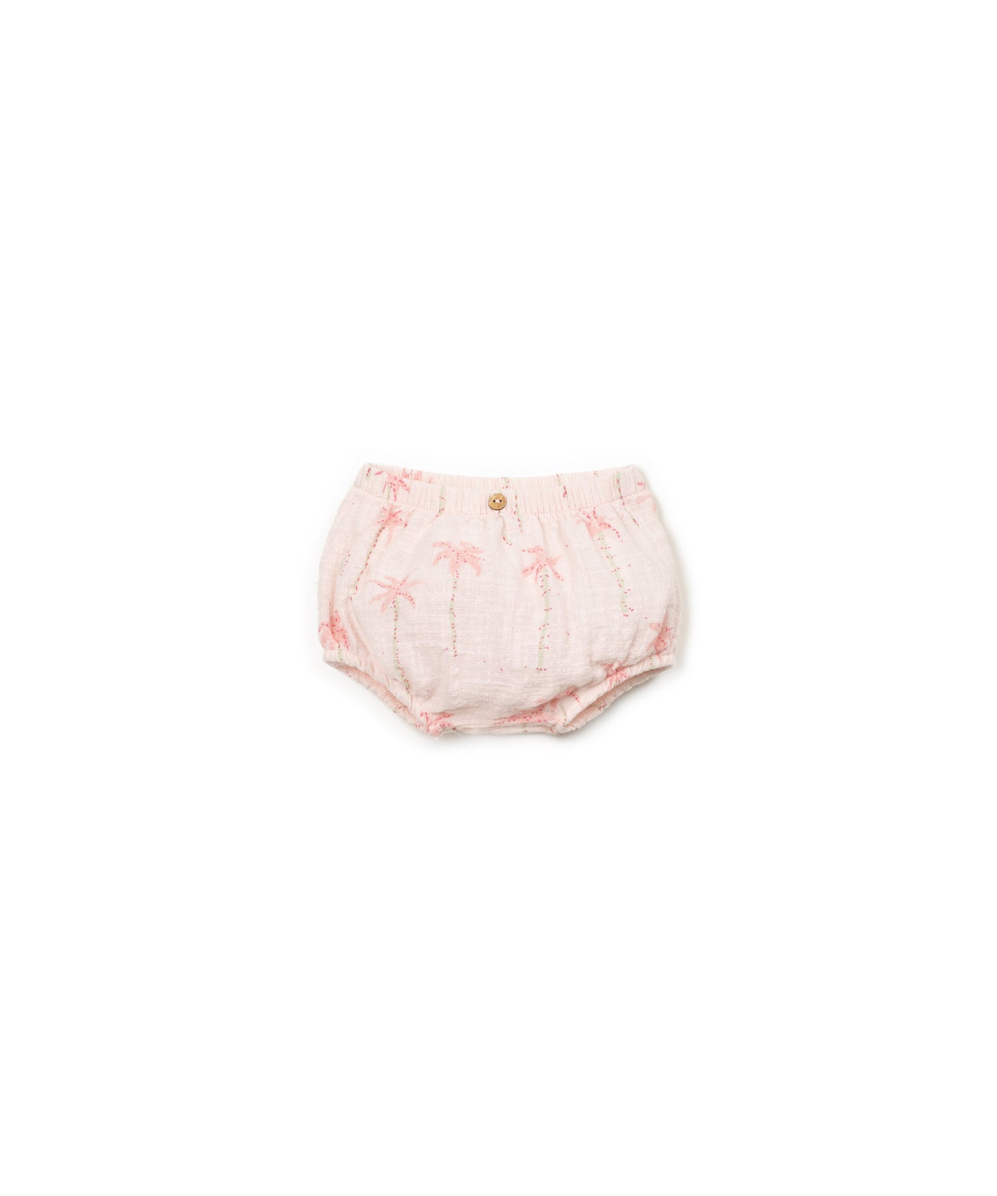 Pantalón corto tejido estampado bebé niña
