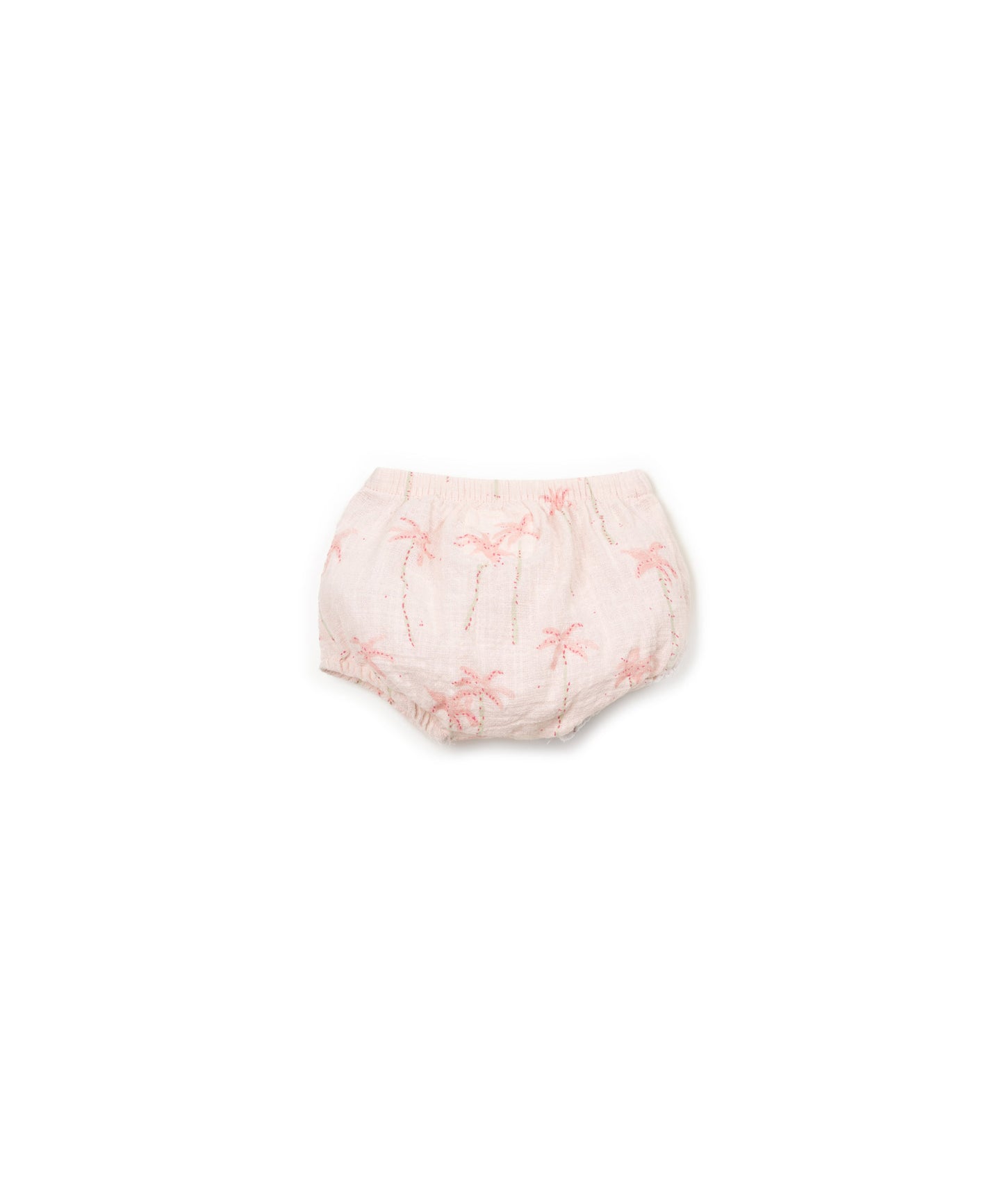 Pantalón corto tejido estampado bebé niña