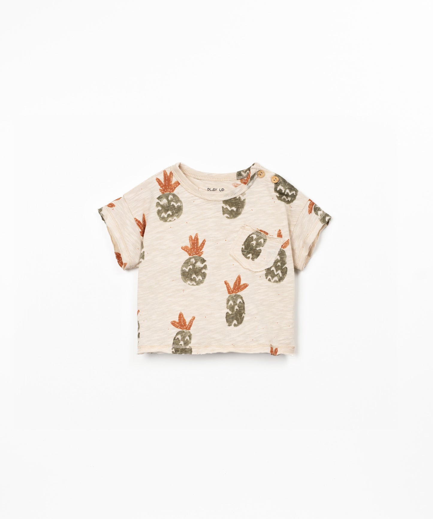 Camiseta jersey flamé estampada bebé niño