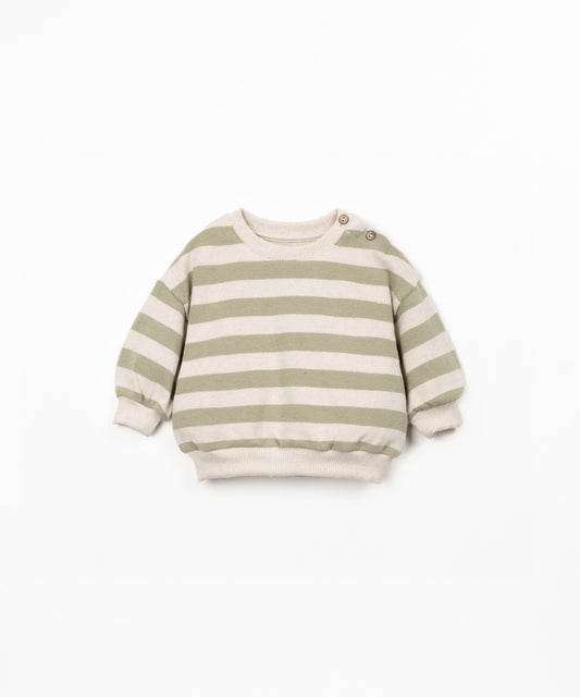 Haurtxo mutilen marradun jertsezko sudadera