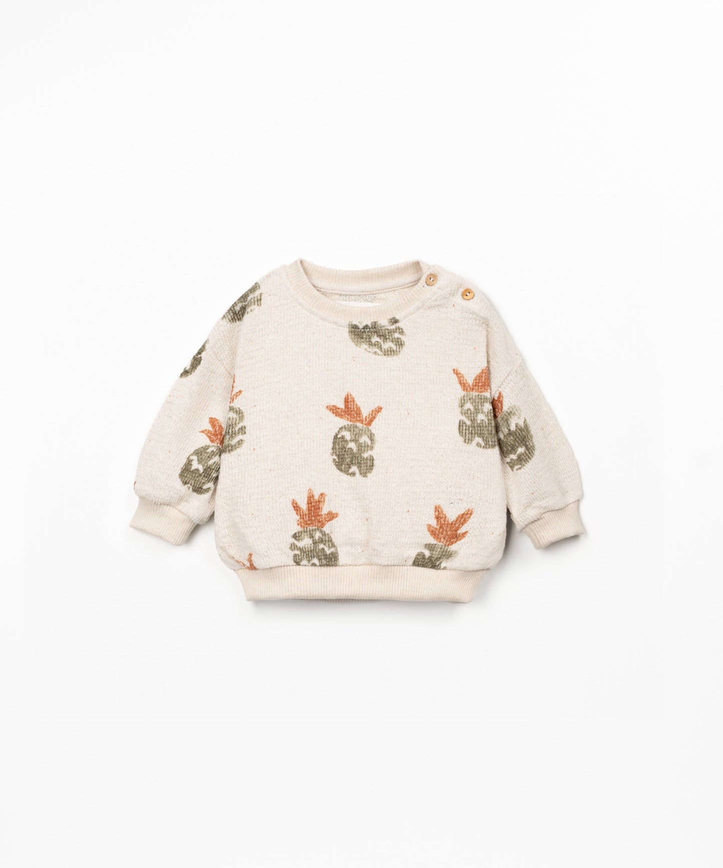 Haurtxo mutilen fantasia estanpatudun jertsezko sudadera