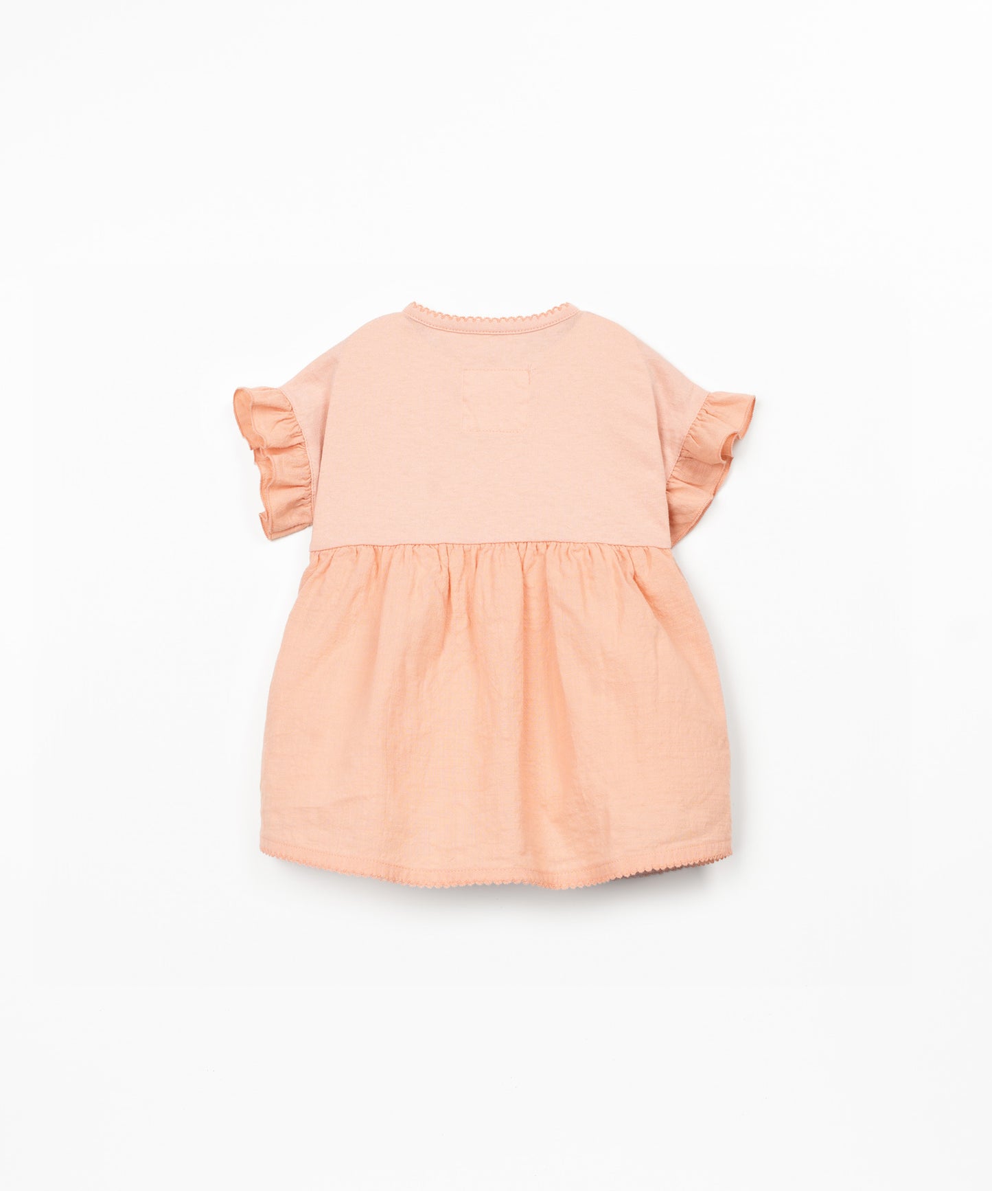Vestido tejidos mixtos bebé niña