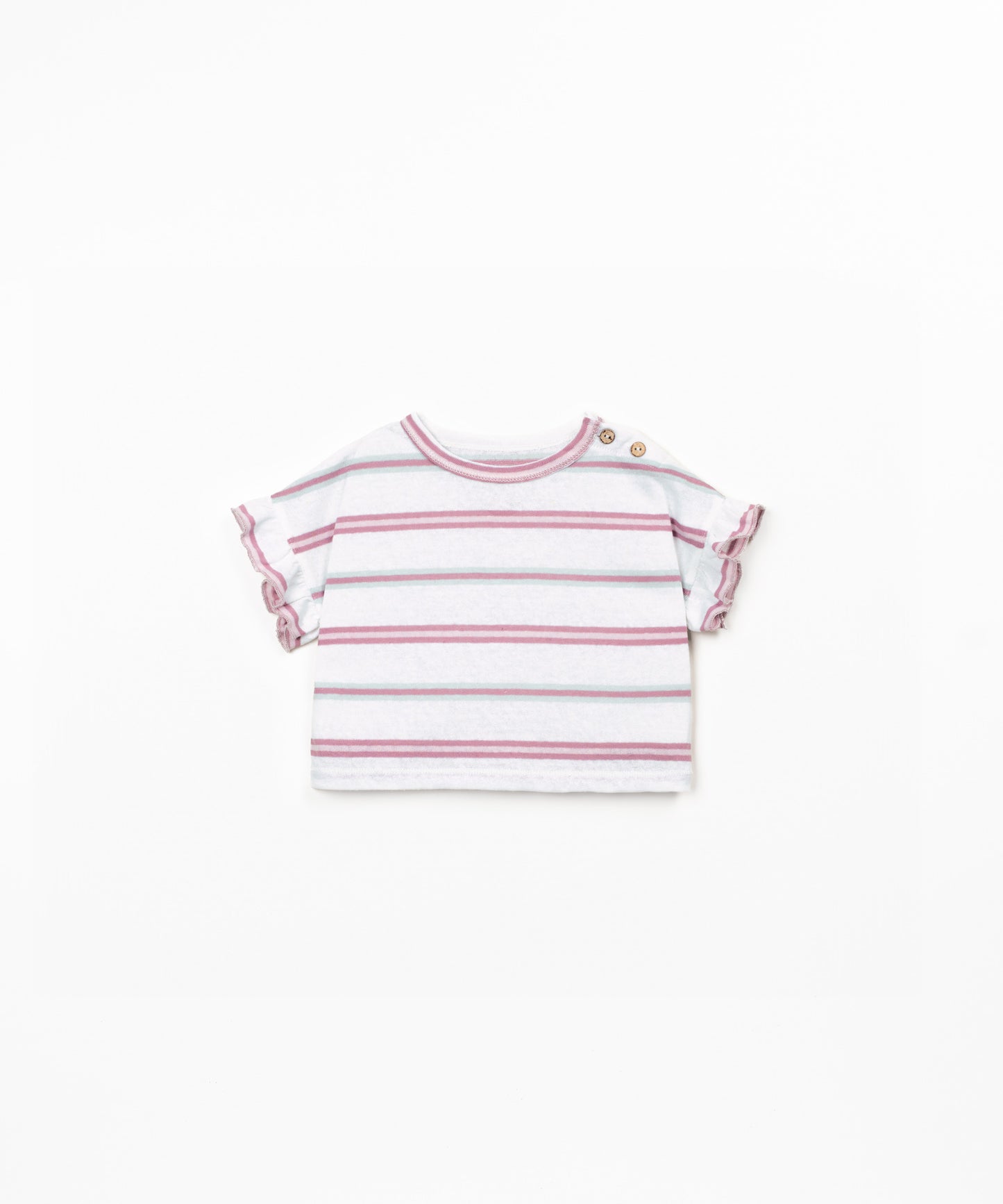 Camiseta jersey rayas bebé niña