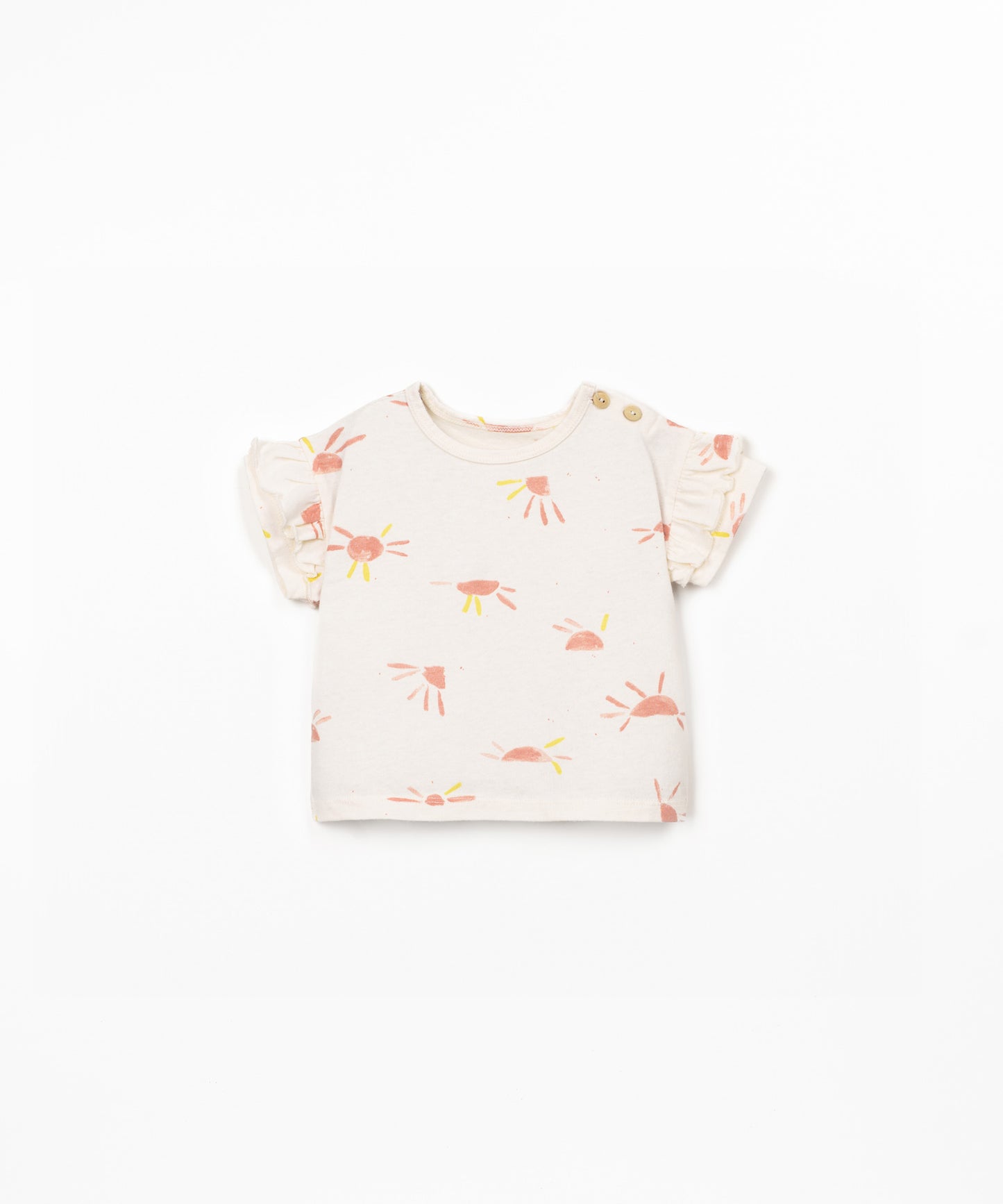 Camiseta jersey estampada anti-UV bebé niña