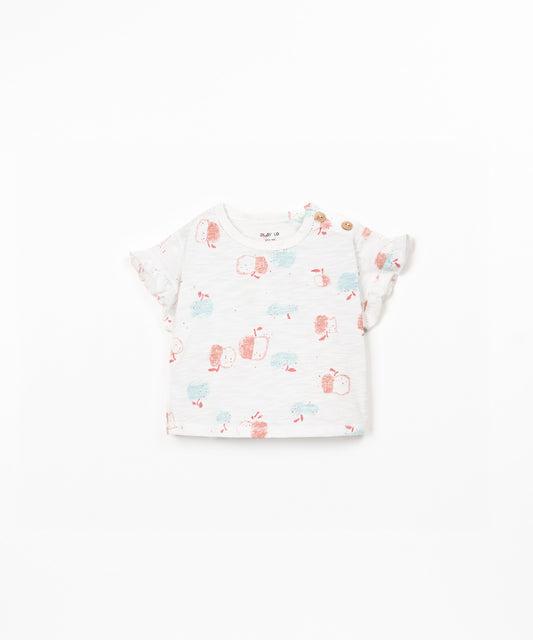 Camiseta jersey estampada bebé niña