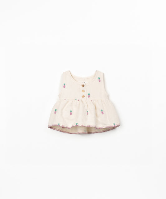 Top tejido bebé niña