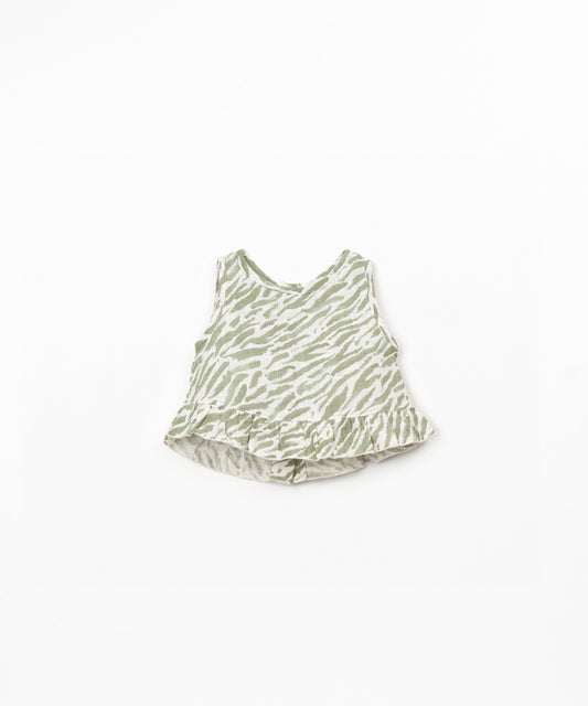 Top tejido estampado bebé niña