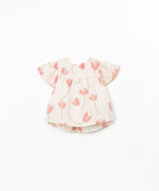 Túnica tejido estampado bebé niña