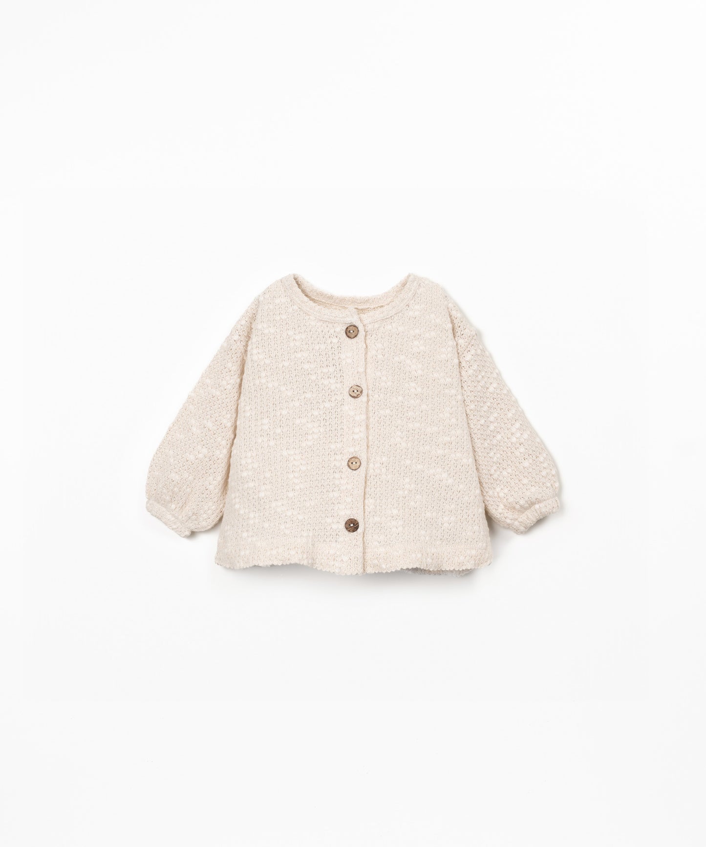 Chaqueta piqué fantasía bebé niña