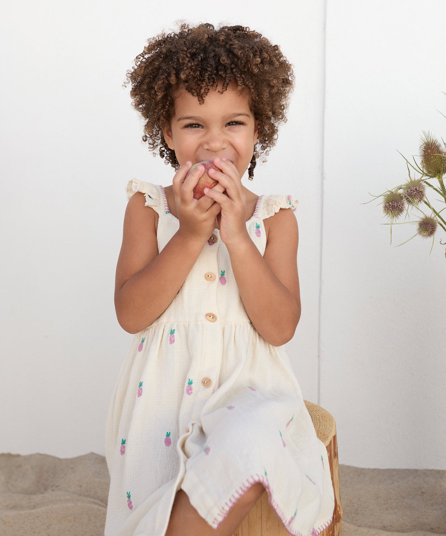 Vestido tejido bebé niña