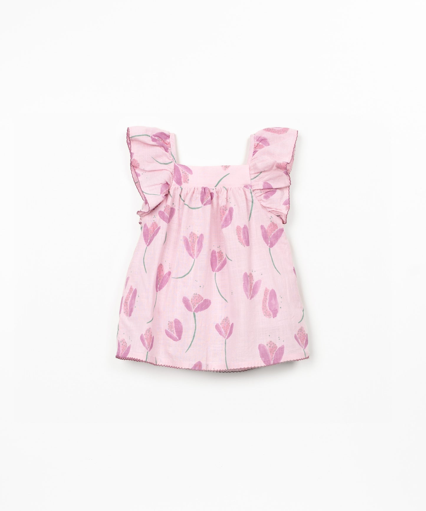 Vestido tejido estampado bebé niña