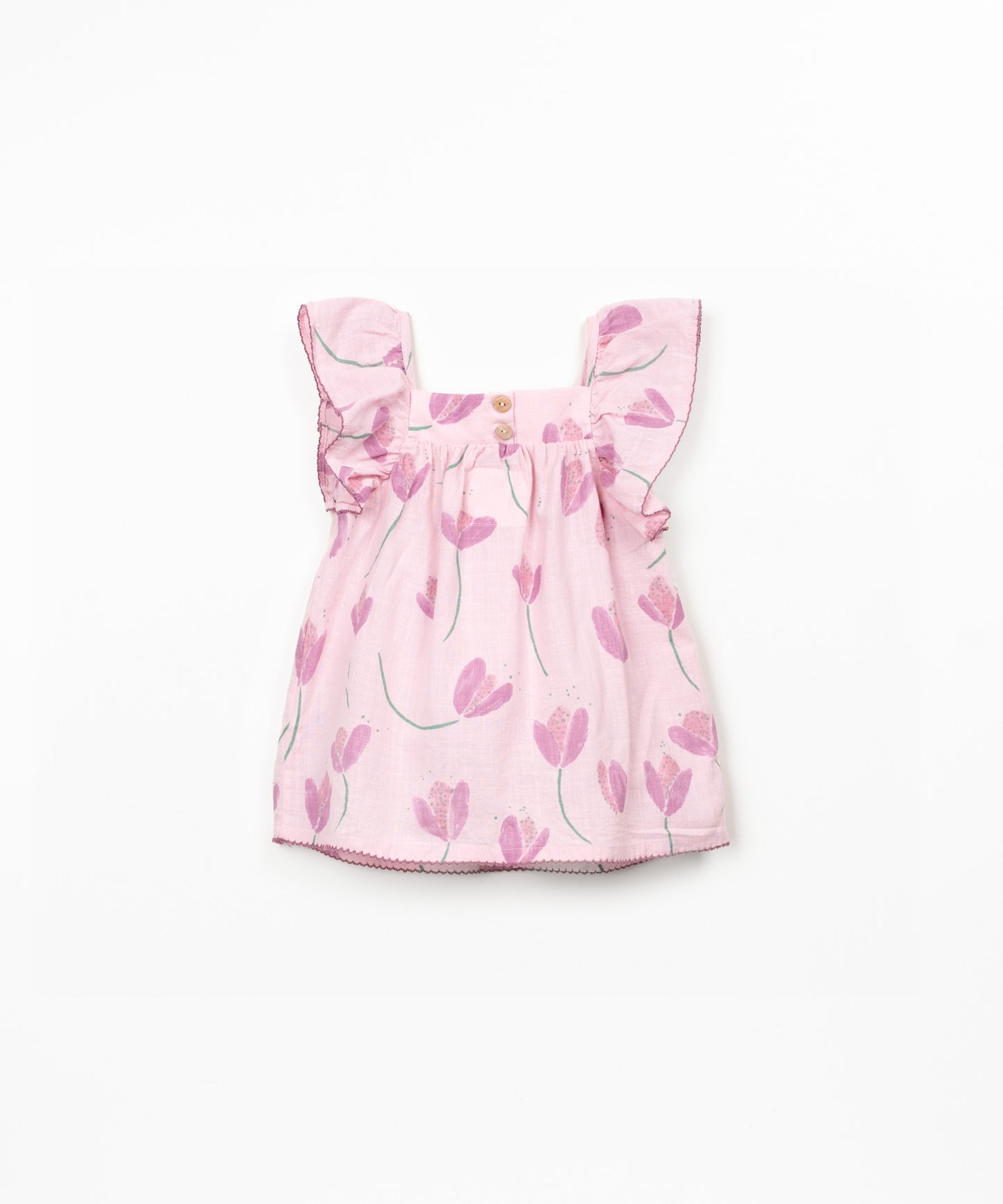 Vestido tejido estampado bebé niña