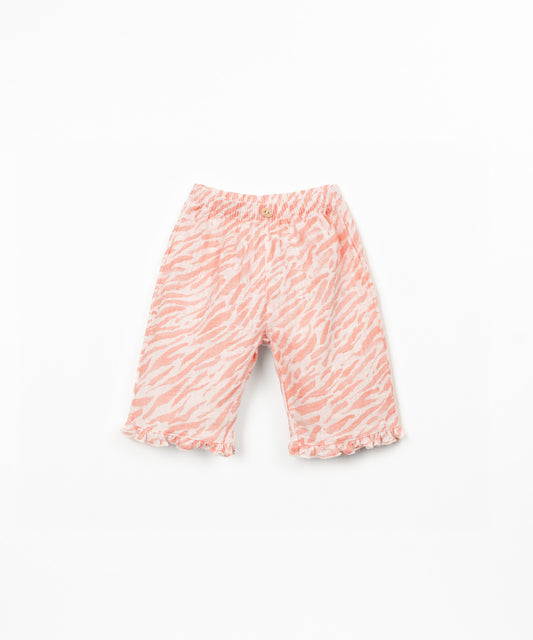 Pantalón tejido estampado bebé niña