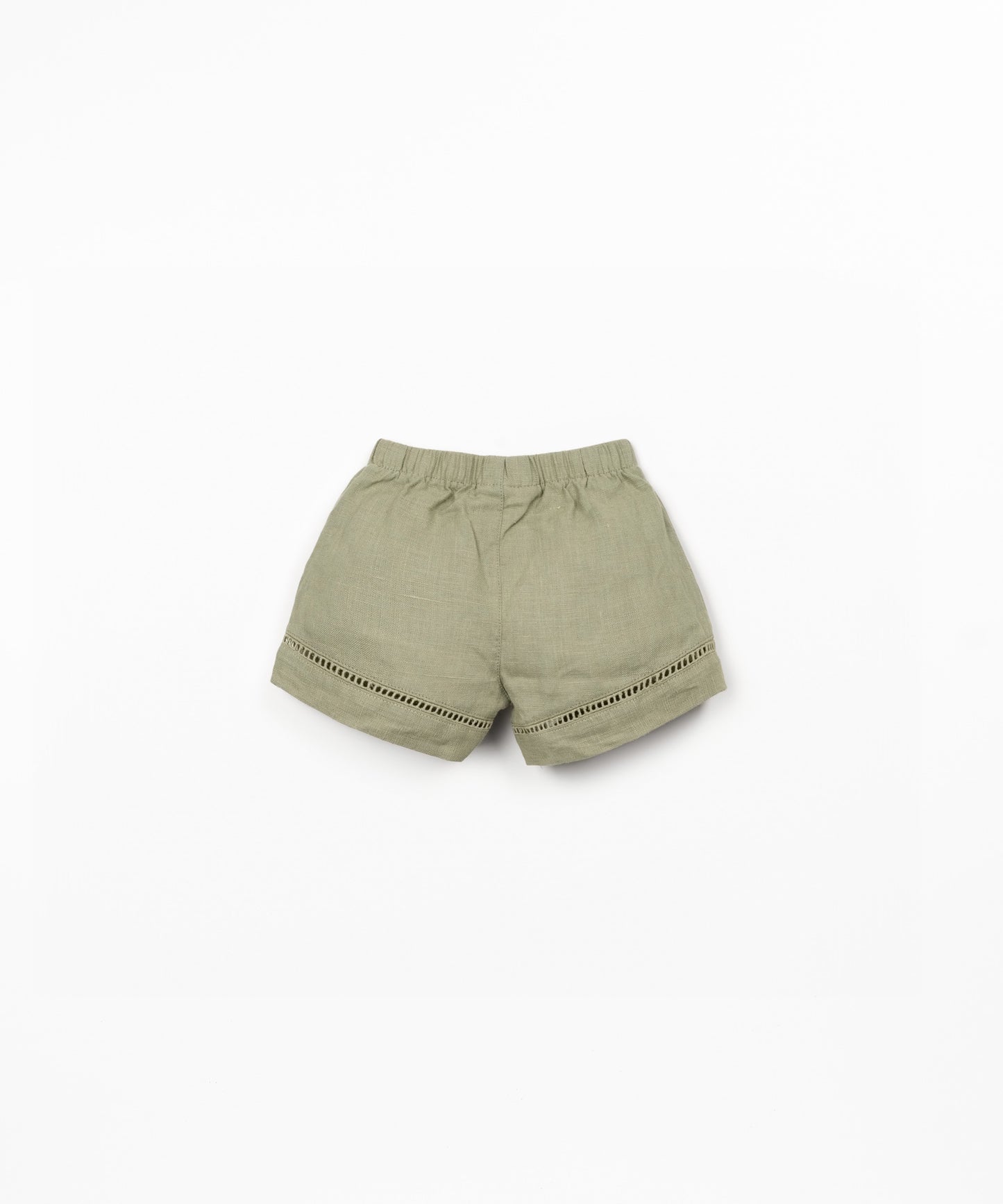 Pantalón corto lino bebé niña