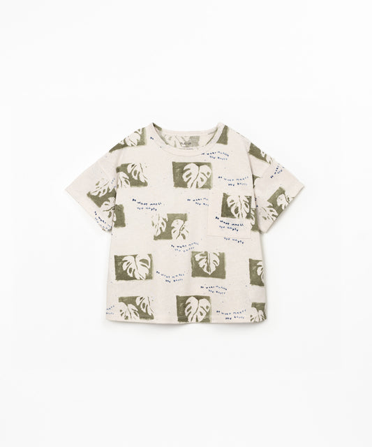 Camiseta jersey estampada niño