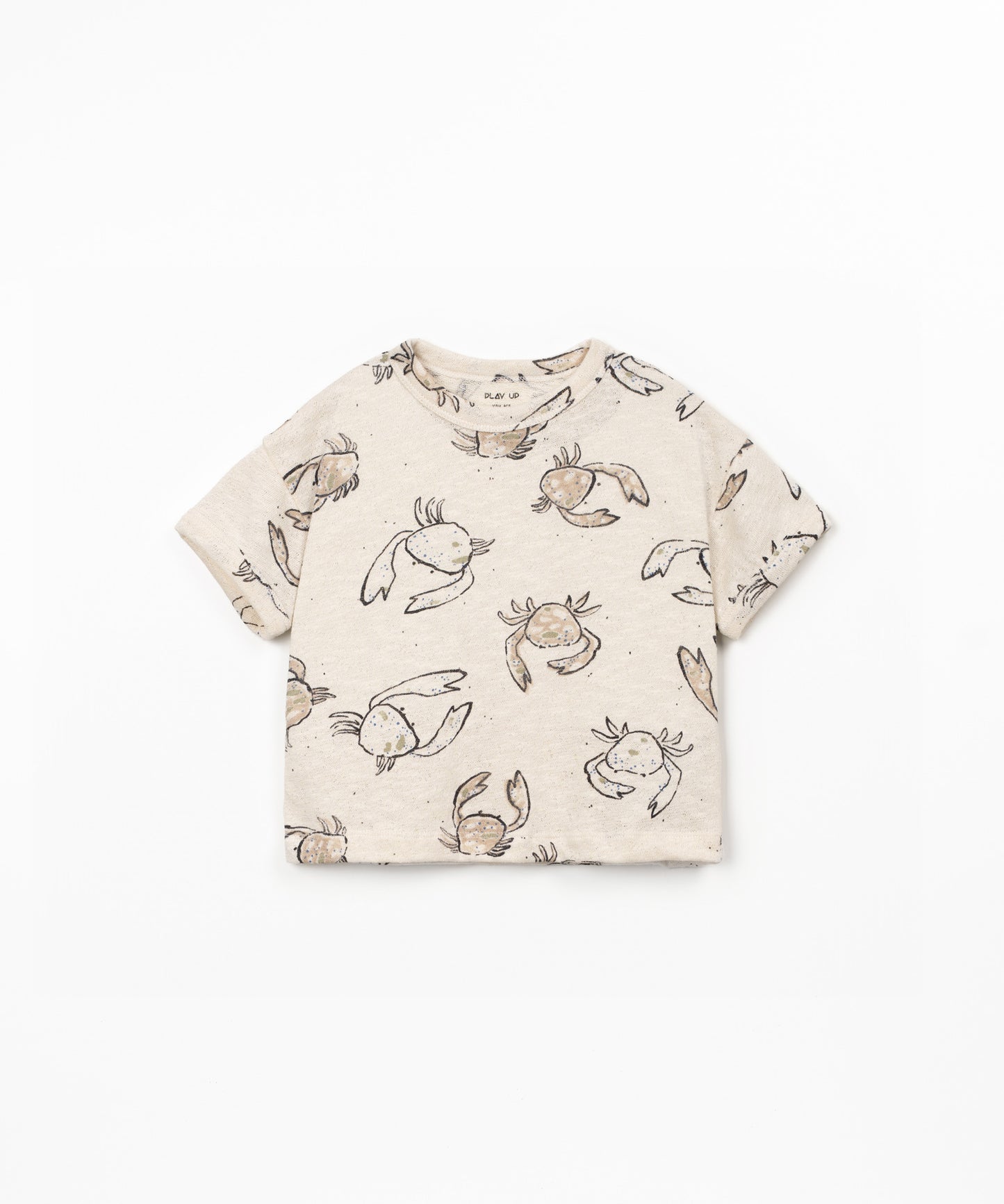 Camiseta jersey flamé estampada niño