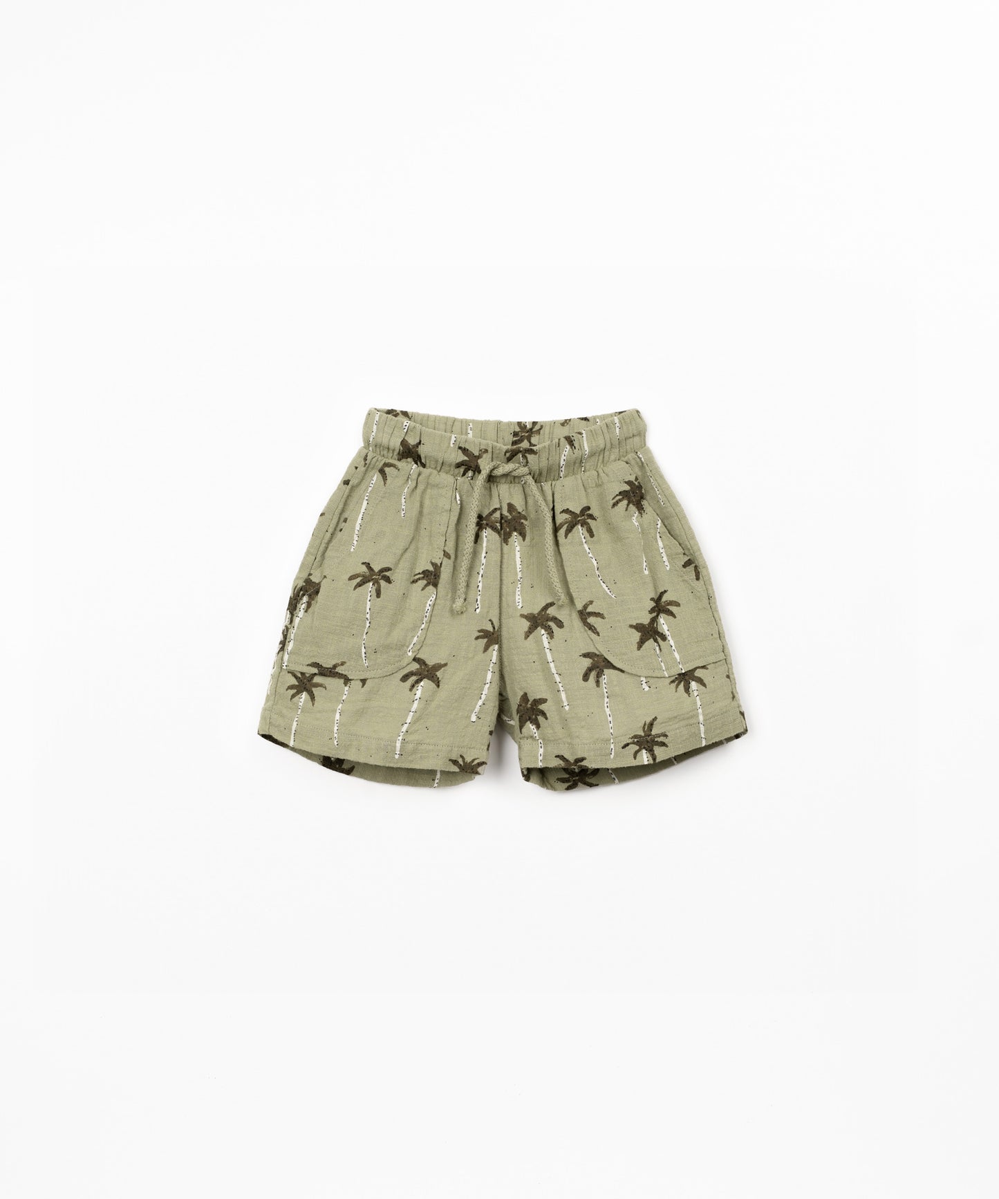 Pantalón corto tejido estampado niño
