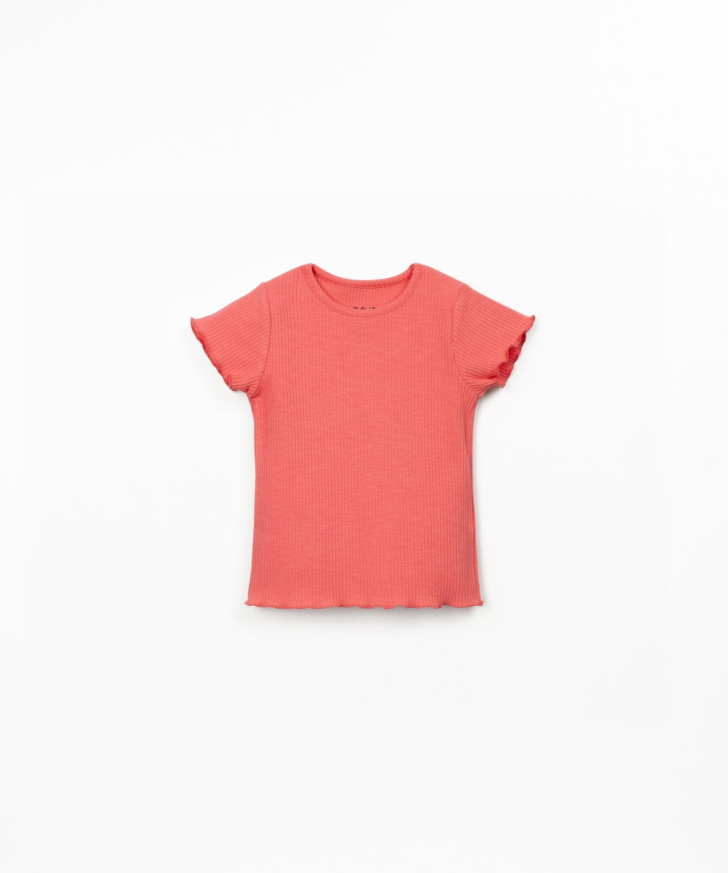 Camiseta rib flamé niña