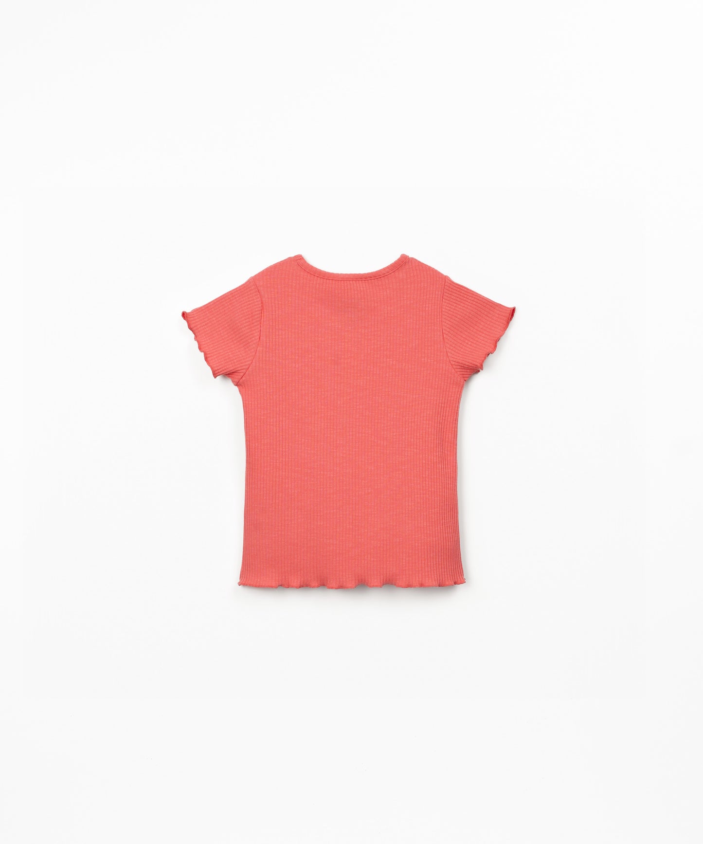 Camiseta rib flamé niña