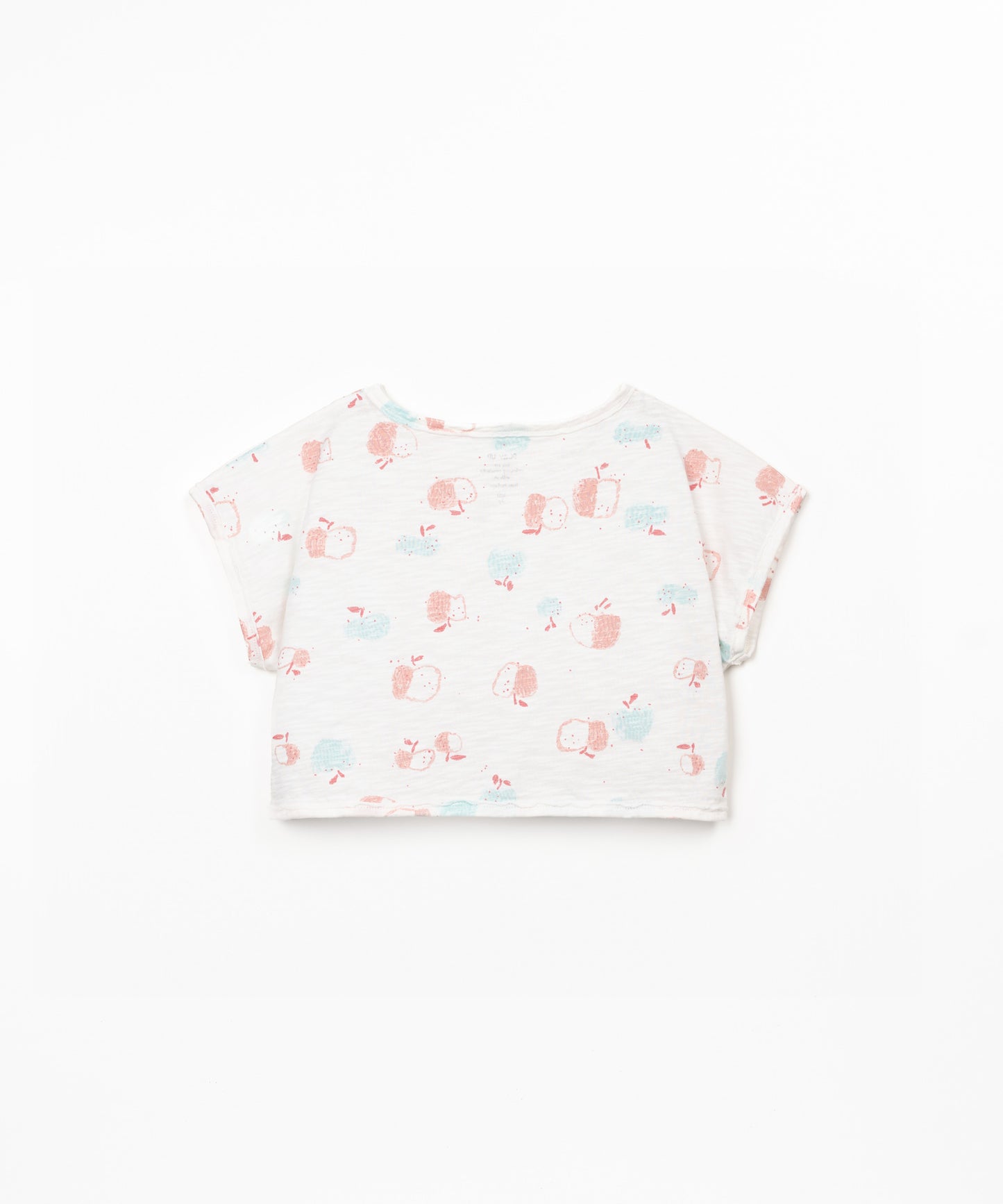 Camiseta jersey flamé estampada niña