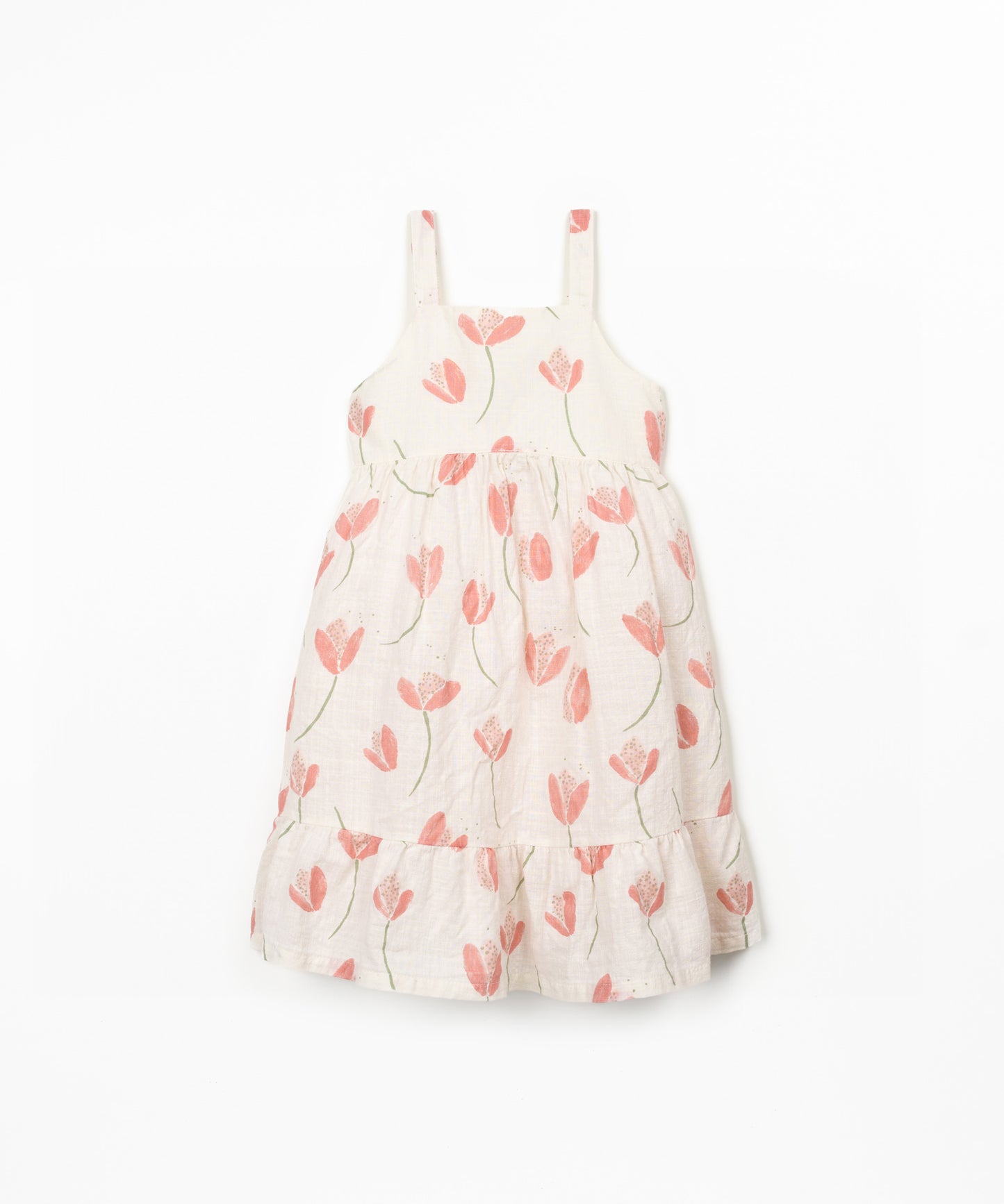 Vestido tejido estampado niña