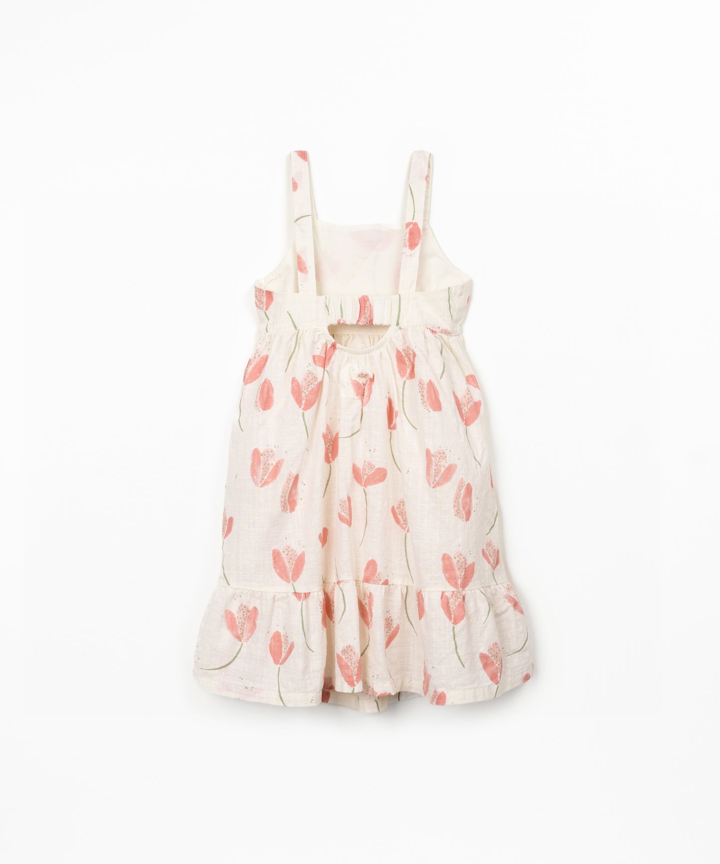 Vestido tejido estampado niña