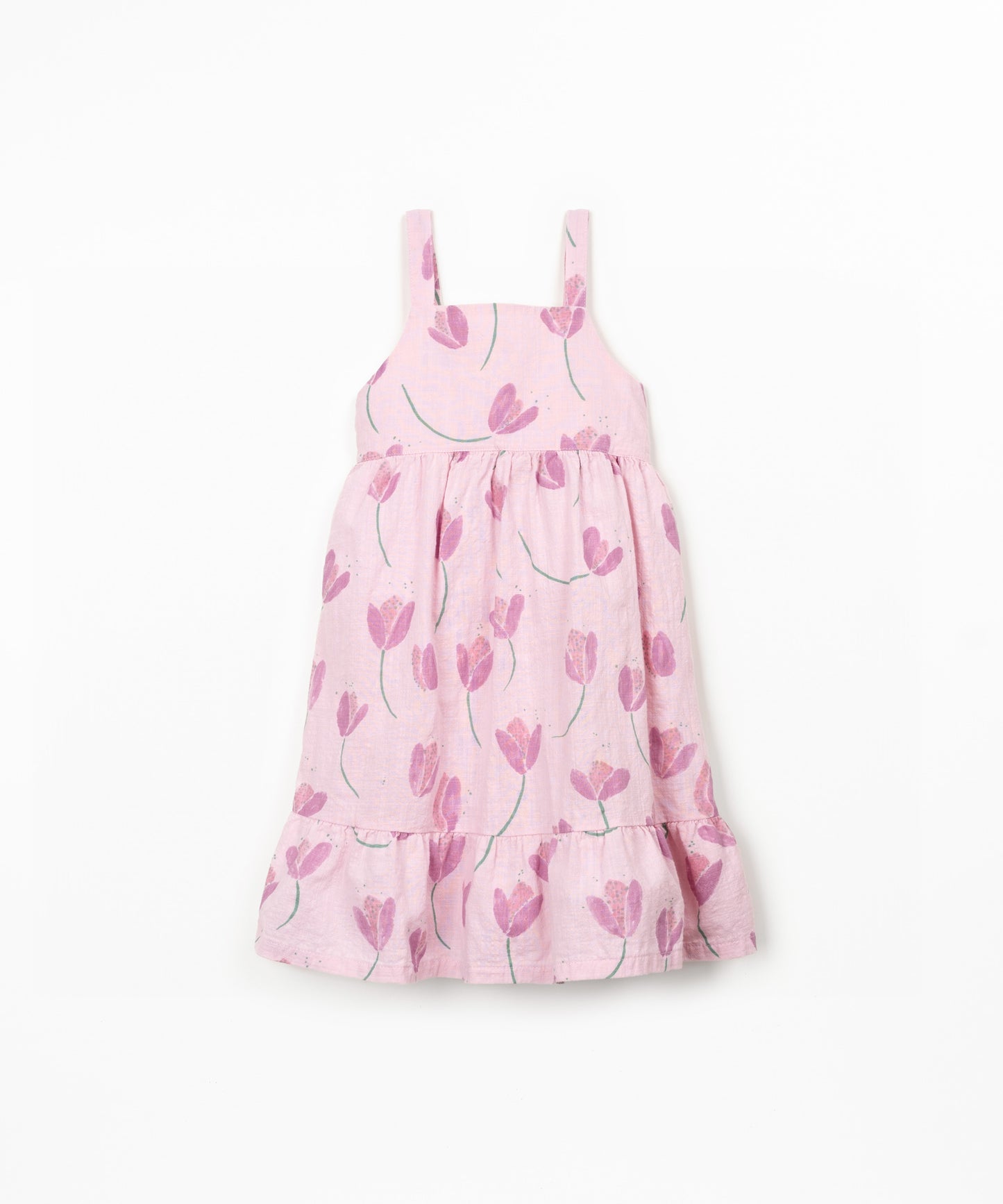 Vestido tejido estampado niña