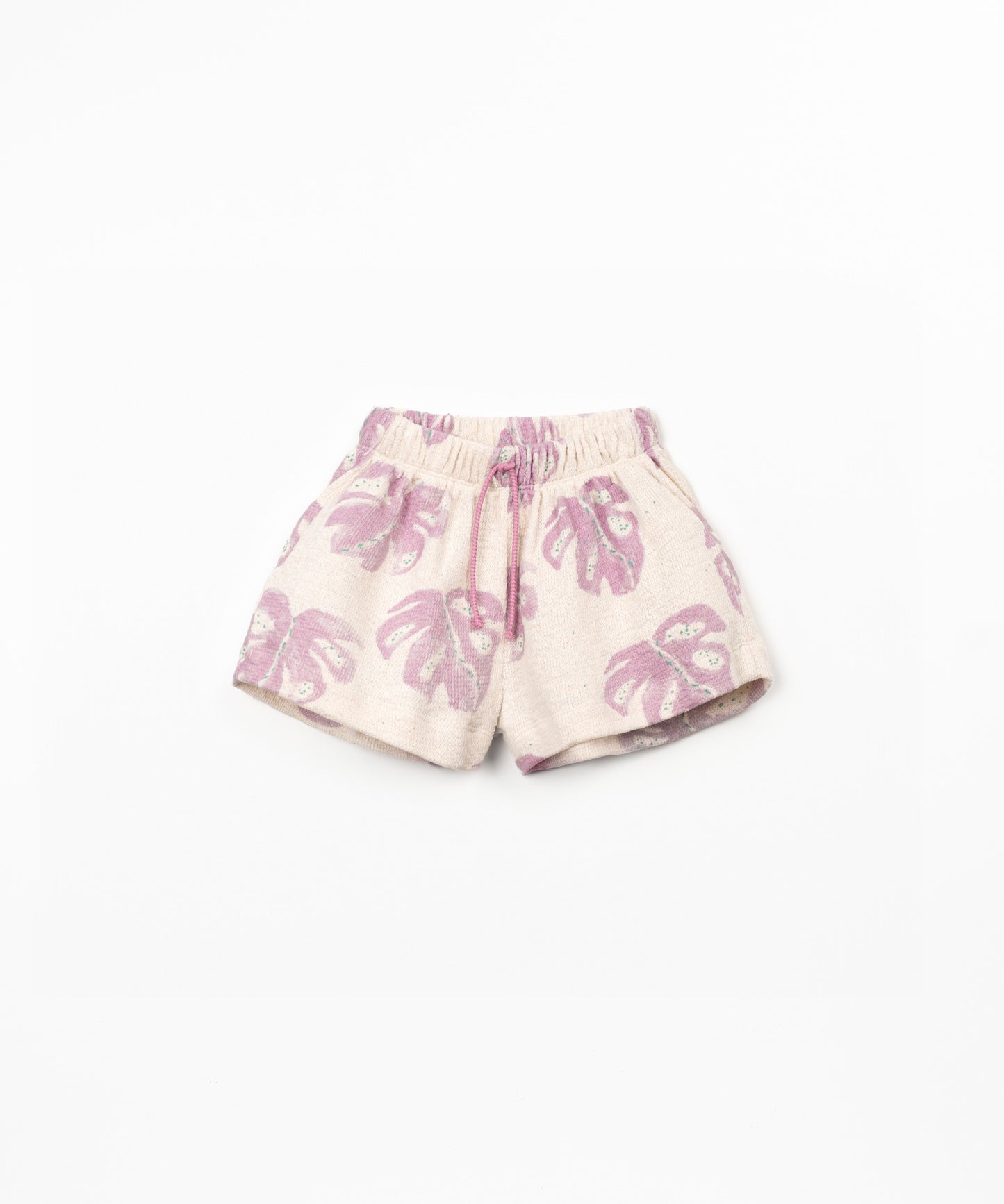 Pantalón corto jersey fantasía estampado niña