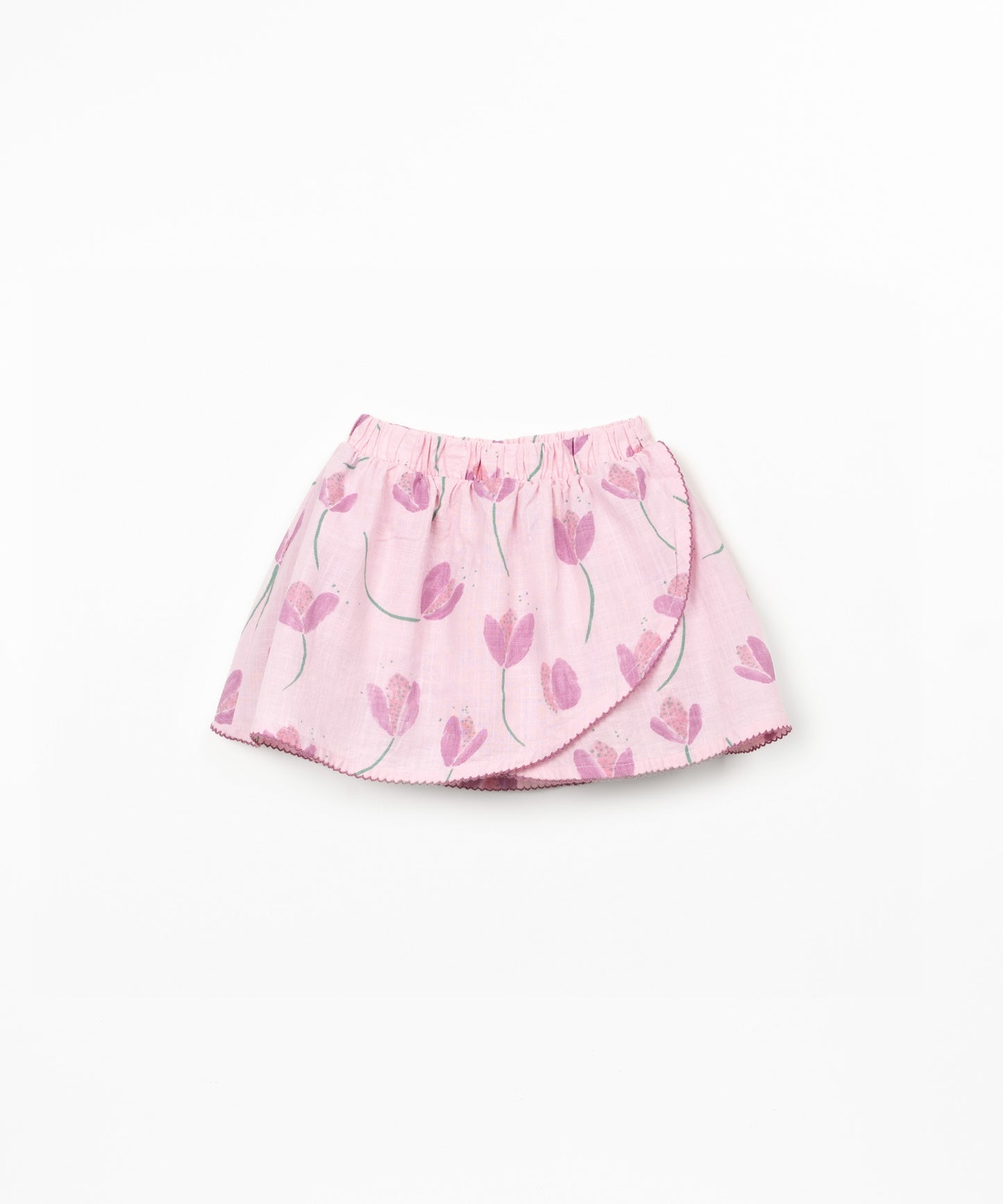 Falda pantalón tejido estampado niña