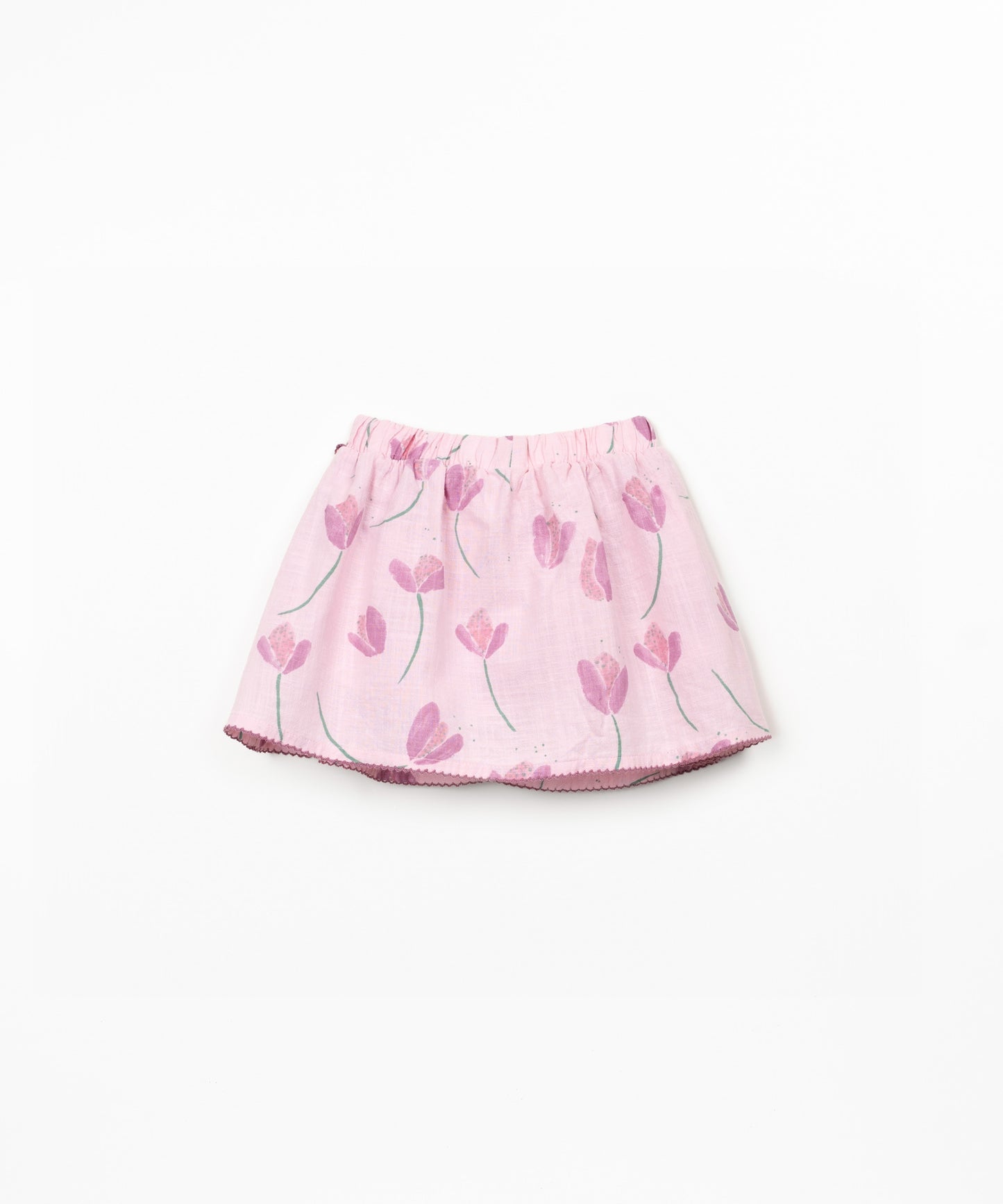 Falda pantalón tejido estampado niña