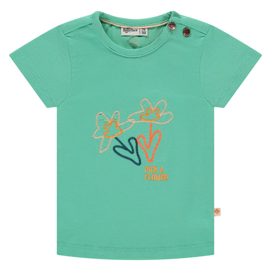 Camiseta manga corta bebé niña