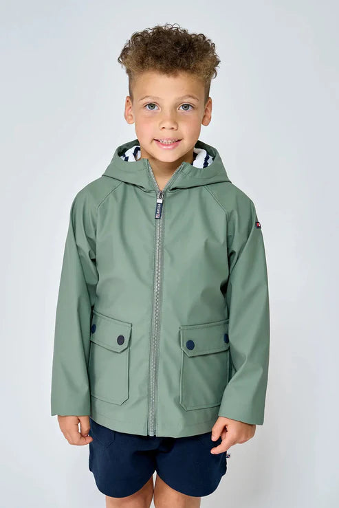 Chubasquero con forro algodón niño