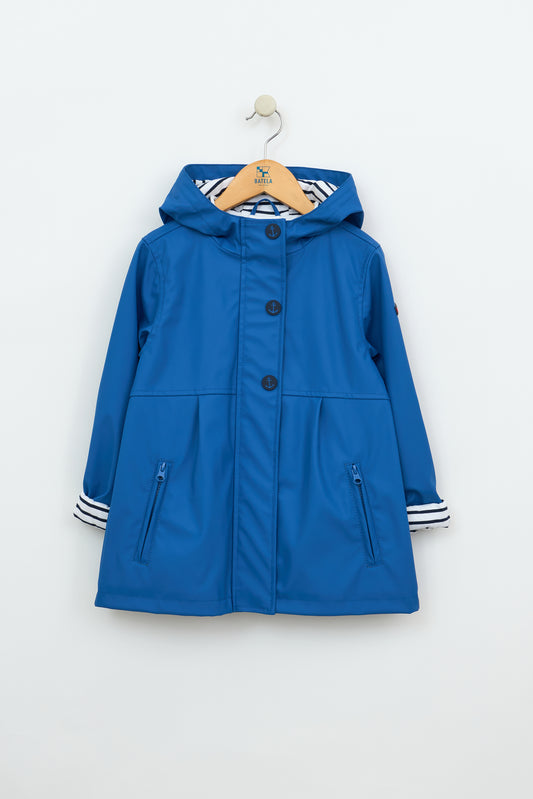 Chubasquero botones ancla niña