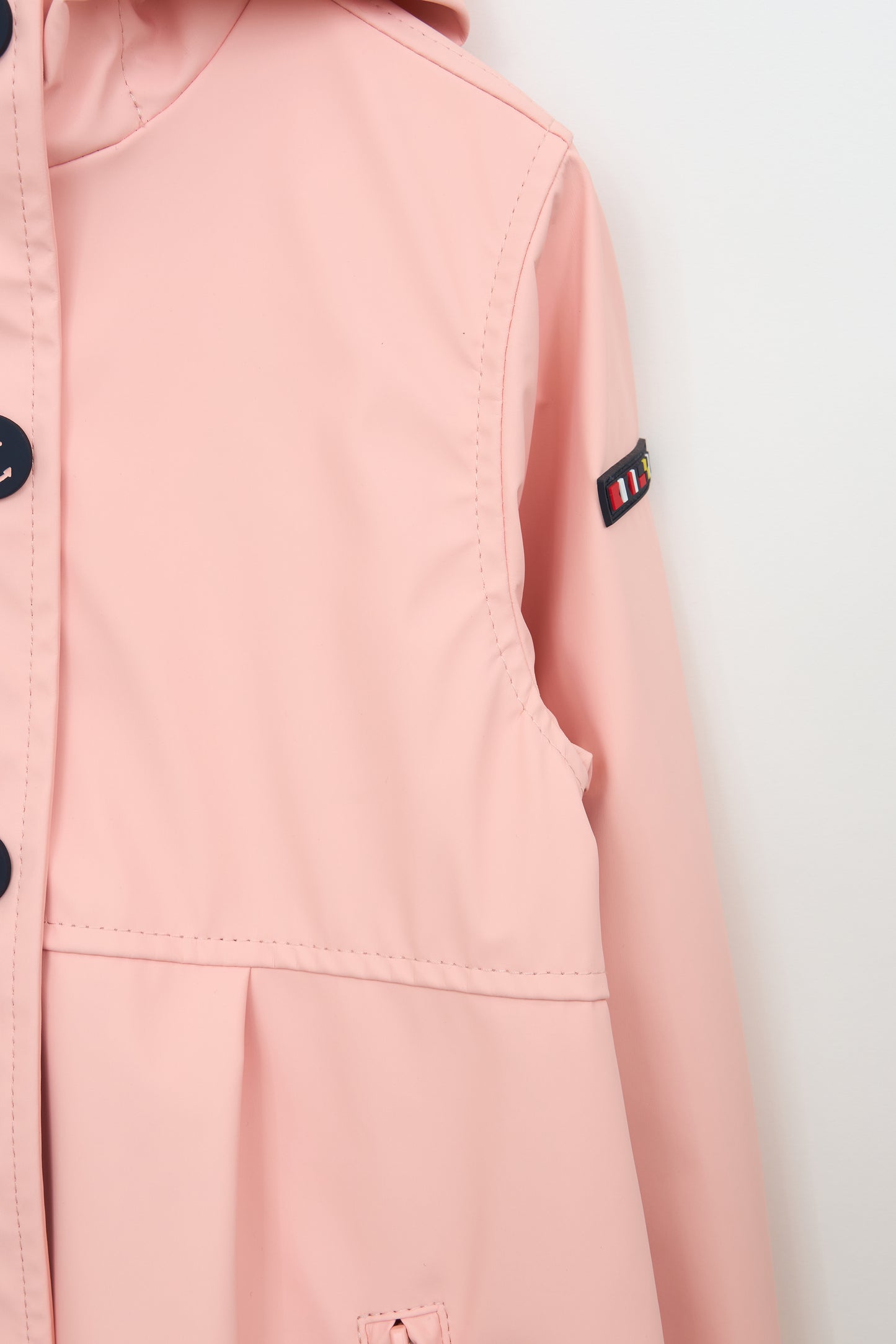 Chubasquero botones ancla niña