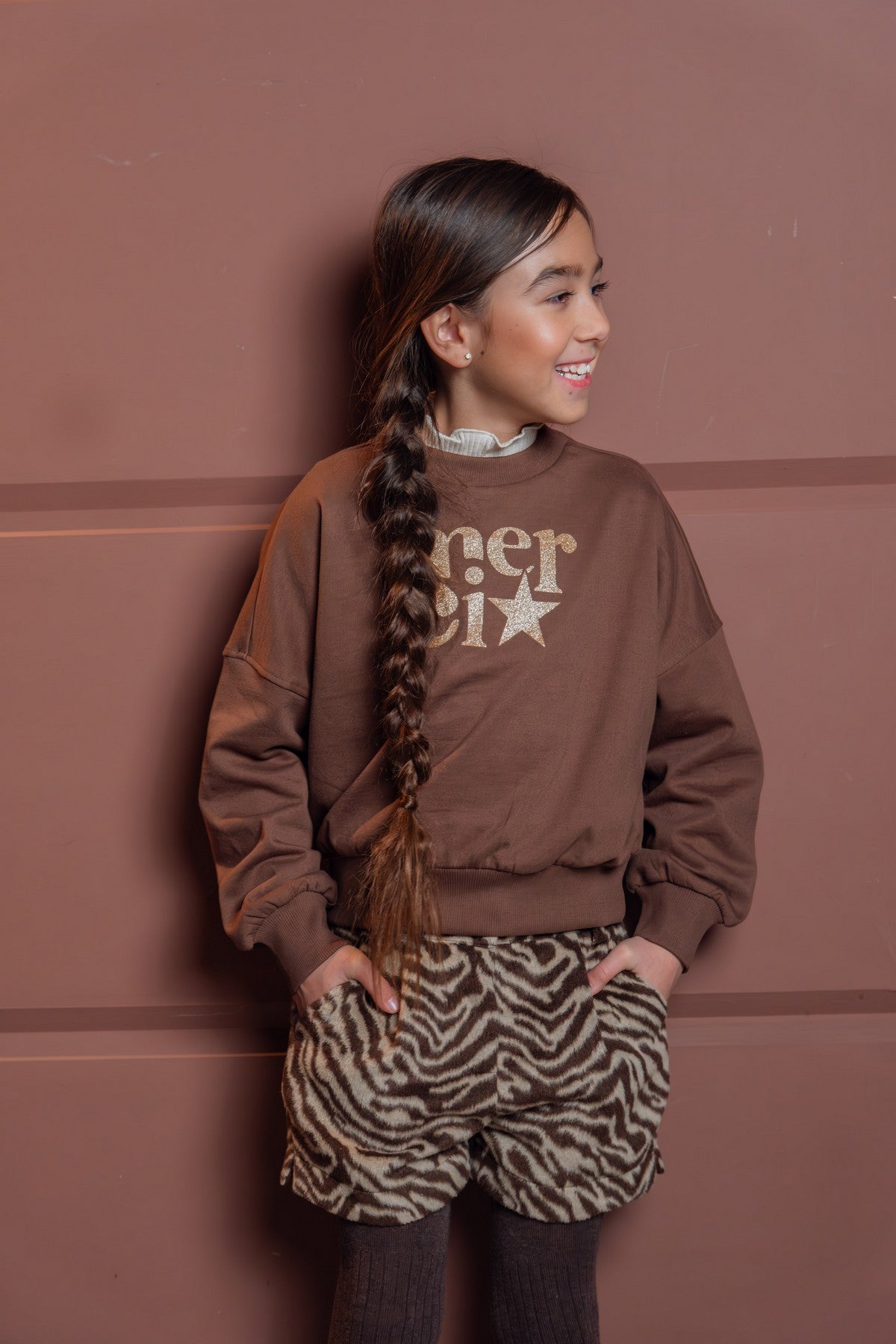Jersey oversize Danee Flo niña