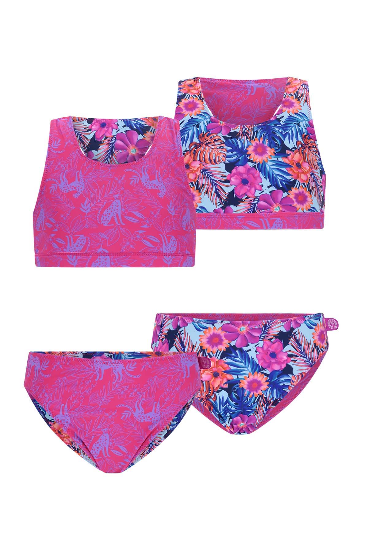 Bikini reversible niña