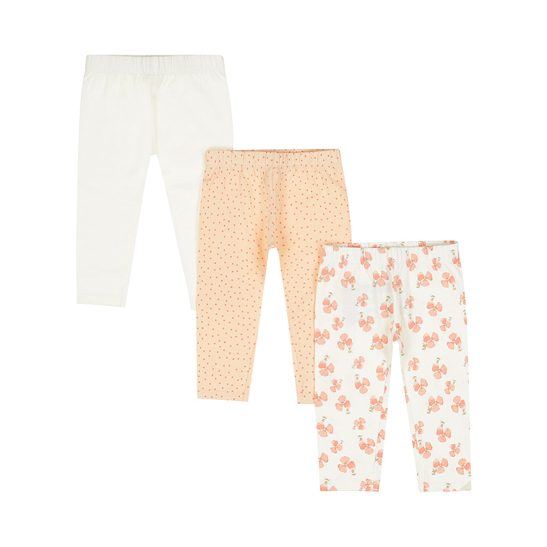 Pack de 3 leggings bebé niña