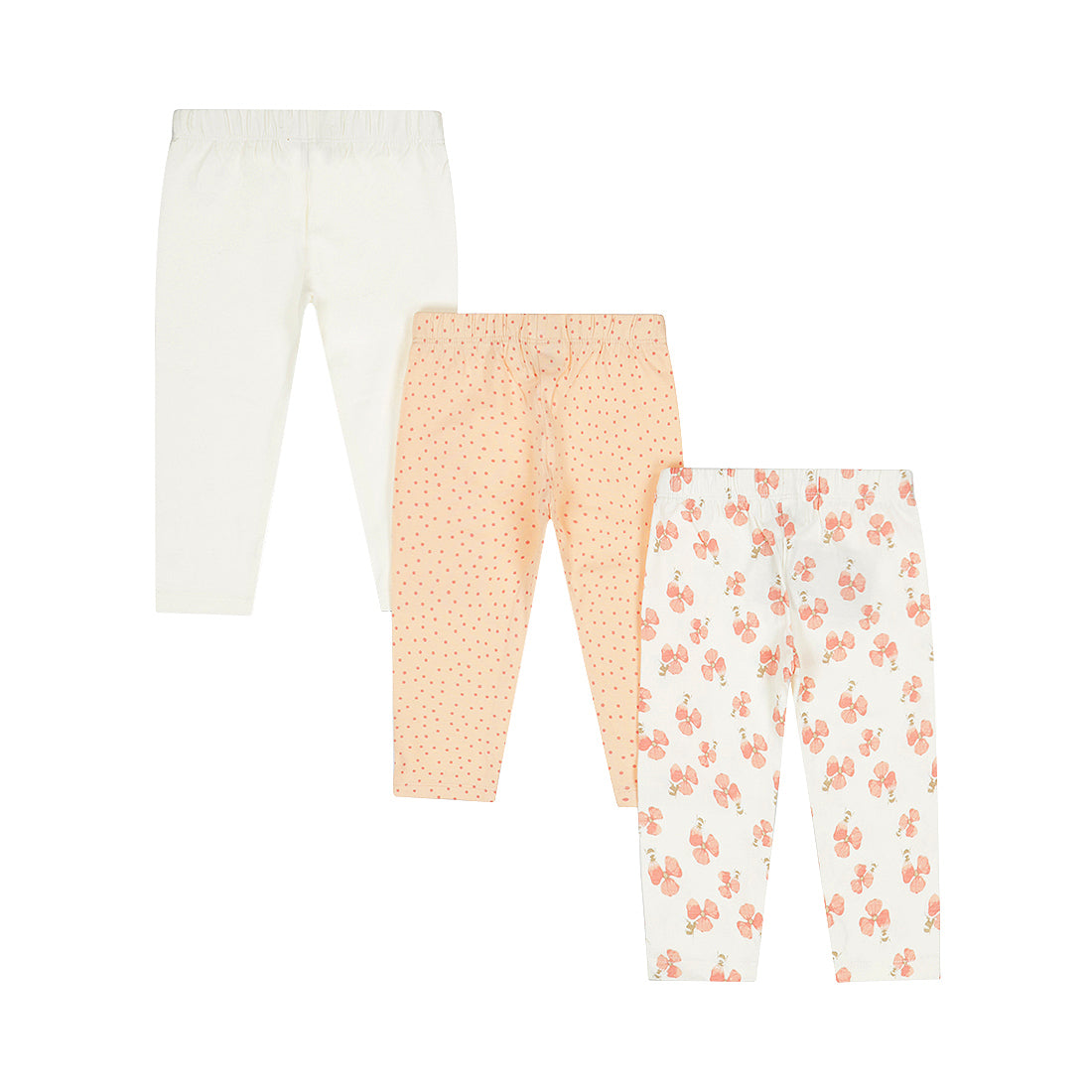 Pack de 3 leggings bebé niña